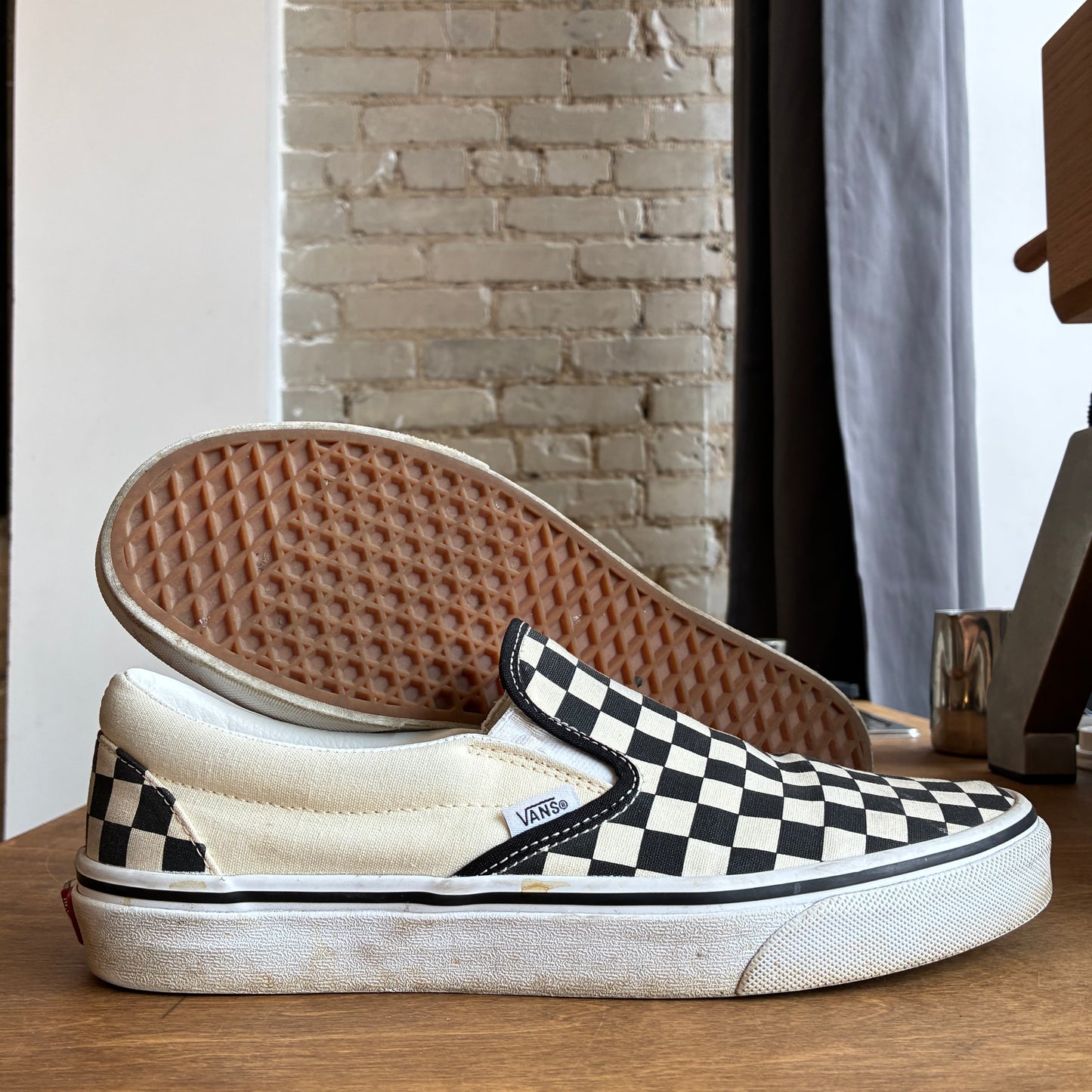 Vans Slip On Checkered Size 10