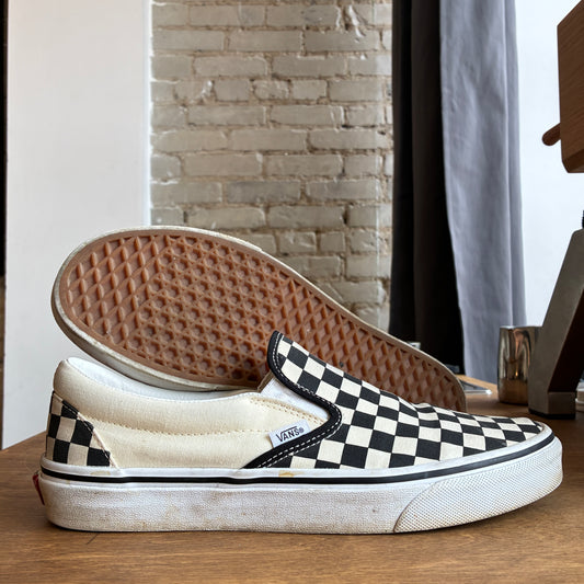 Vans Slip On Checkered Size 10