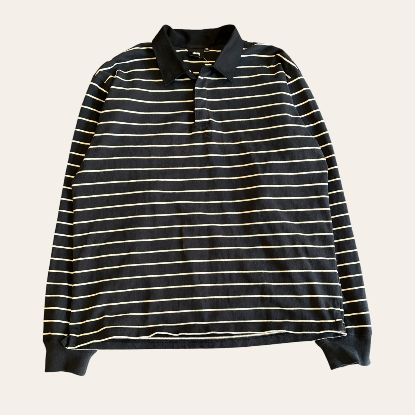 Stussy Rugby Long Sleeve Size XXL