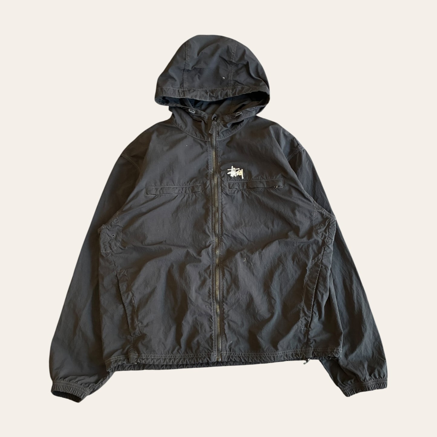 Stussy Lightweight Hooded Jacket Size L