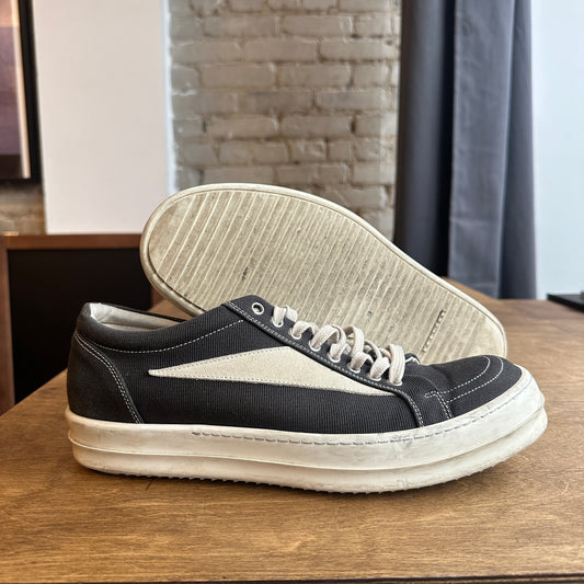 Rick Owens Drkshdw Canvas Vintage Sneaker Size 43
