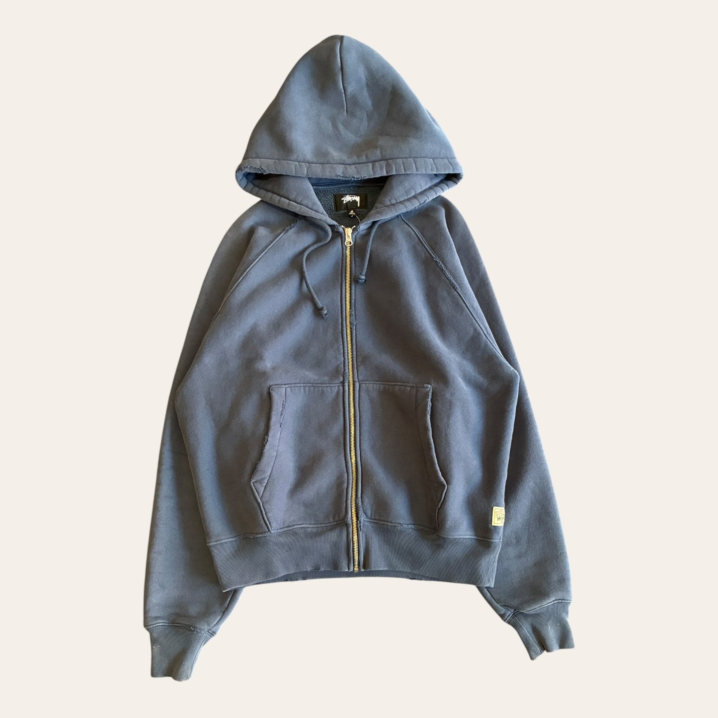 Stussy Workwear Zip Up Navy Size M