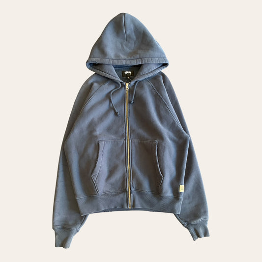 Stussy Workwear Zip Up Navy Size M