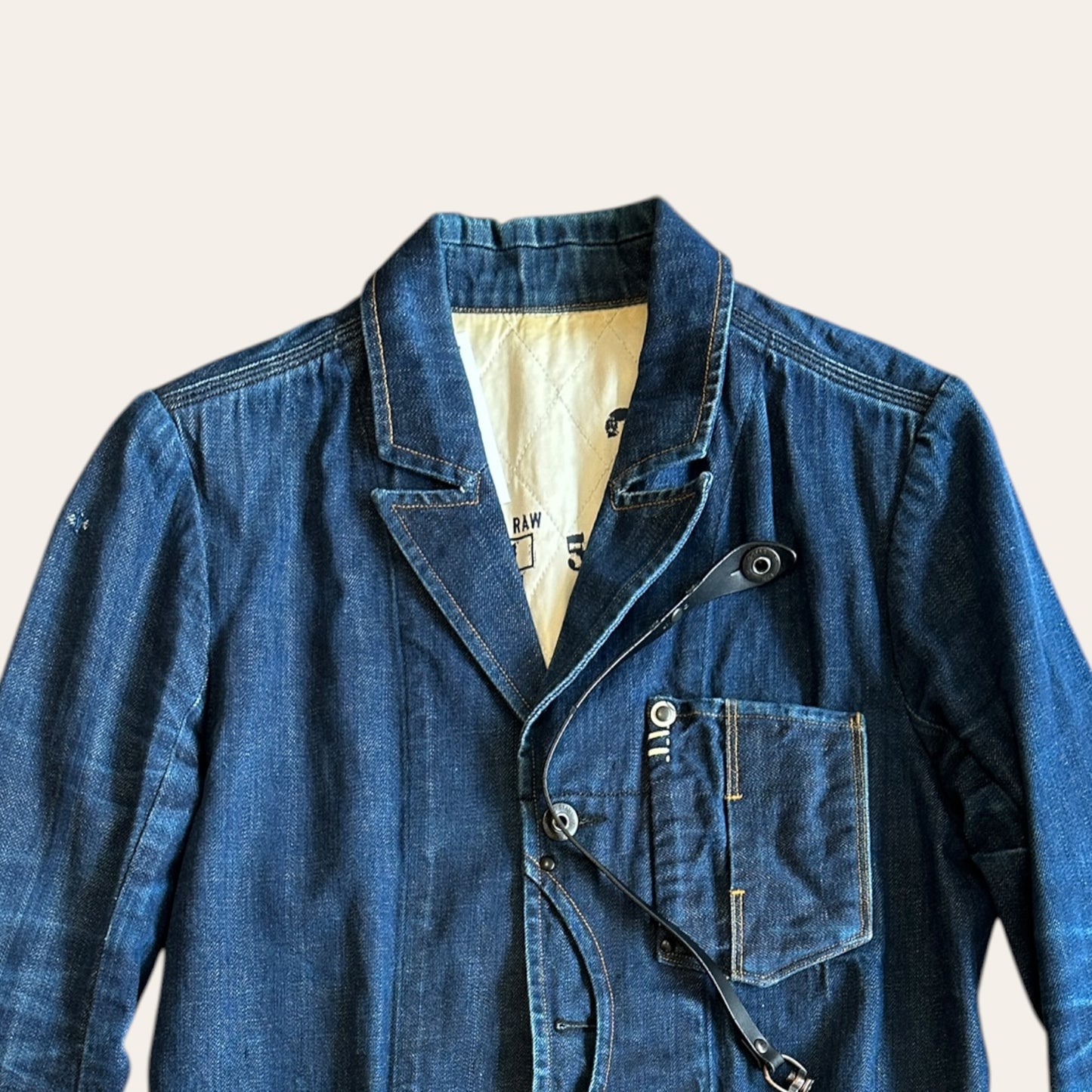 2007 G Star Raw Denim Blazer Size S