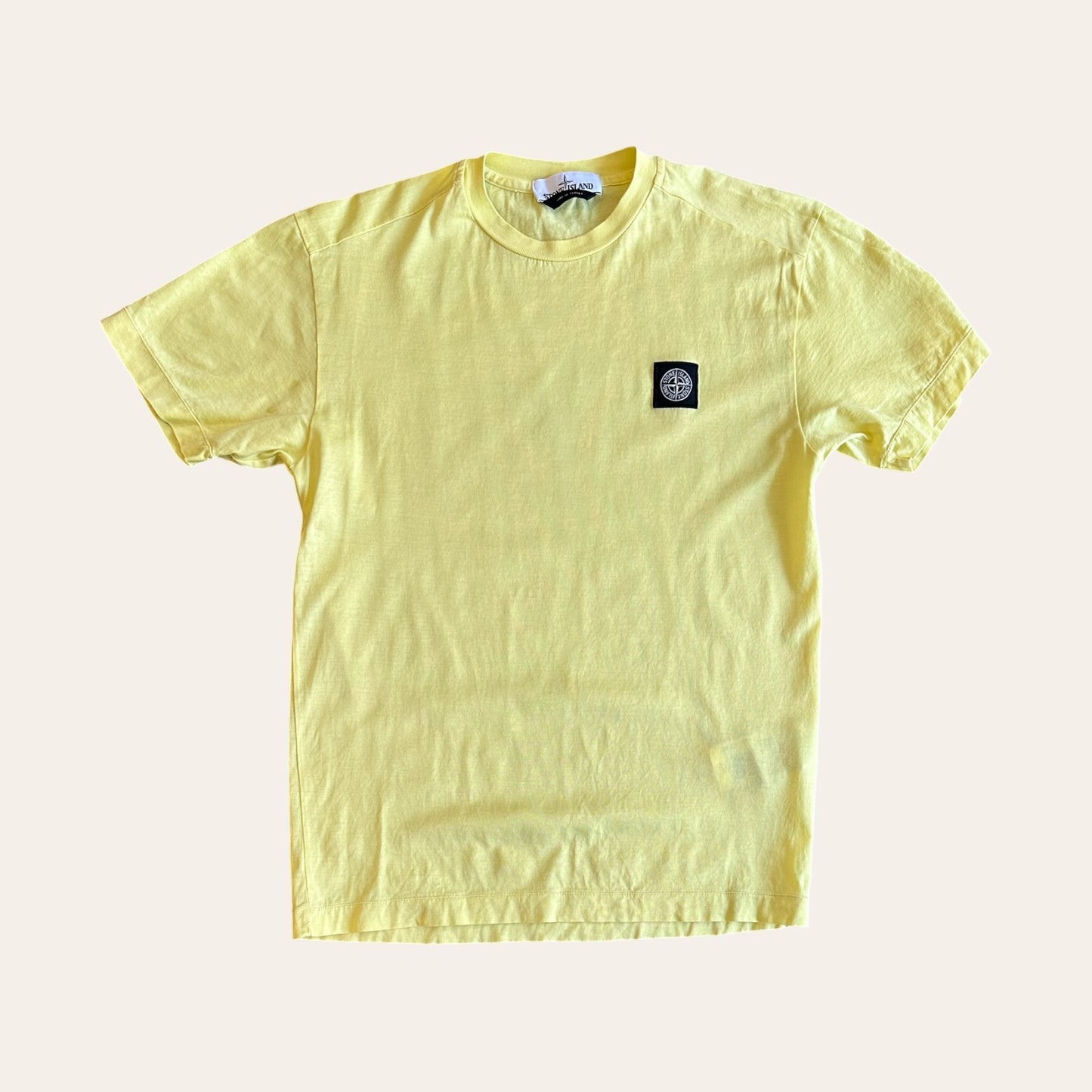 Stone Island Tee Yellow Size S