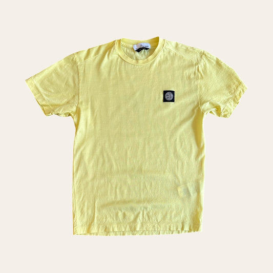 Stone Island Tee Yellow Size S