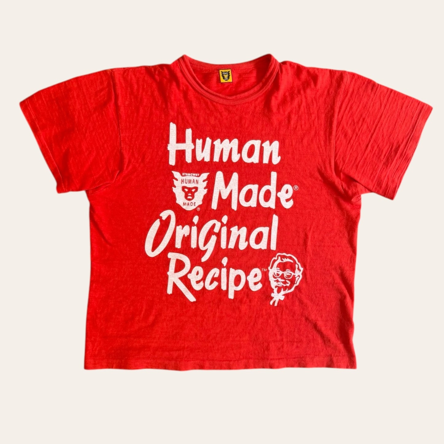 Human Made Original Recipe Tee Red Size XL