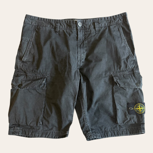 Stone Island Cargo Shorts Black Size 34