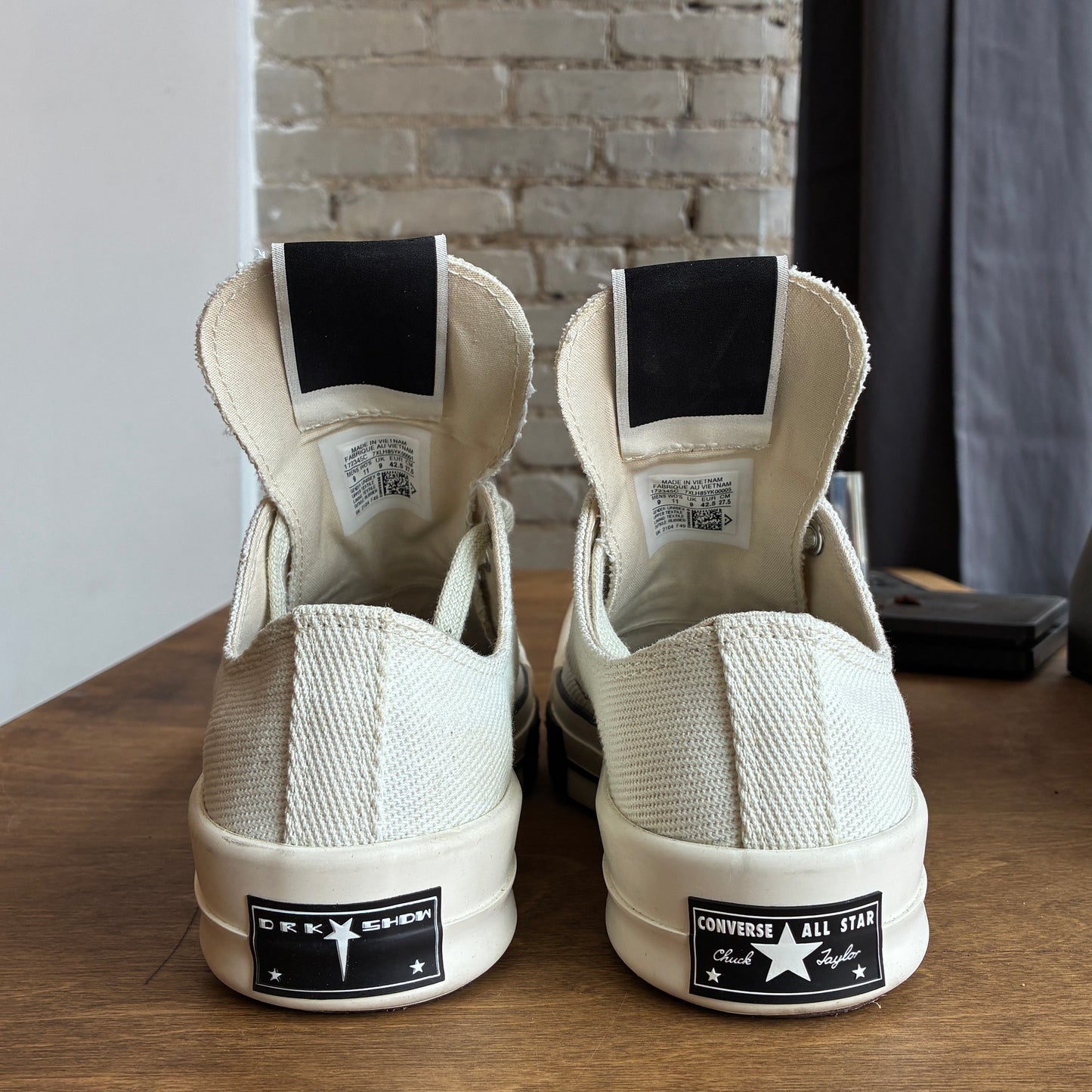Converse x Rick Owens Drkshdw Turbodrk Size 9