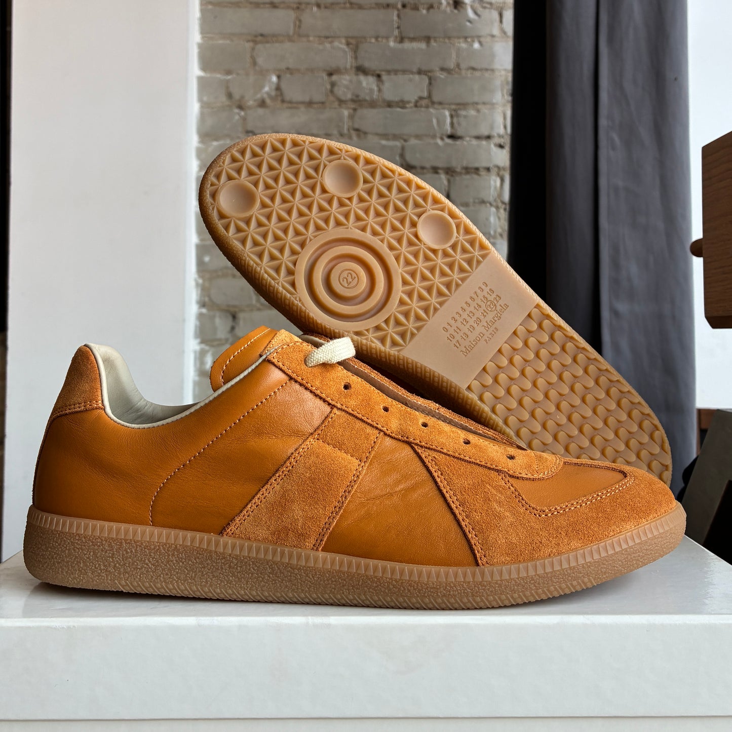 Brand New Maison Margiela GAT "Mustard" Size 43