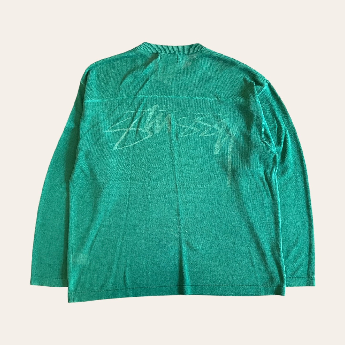 Stussy Knit Sweater Green Size S
