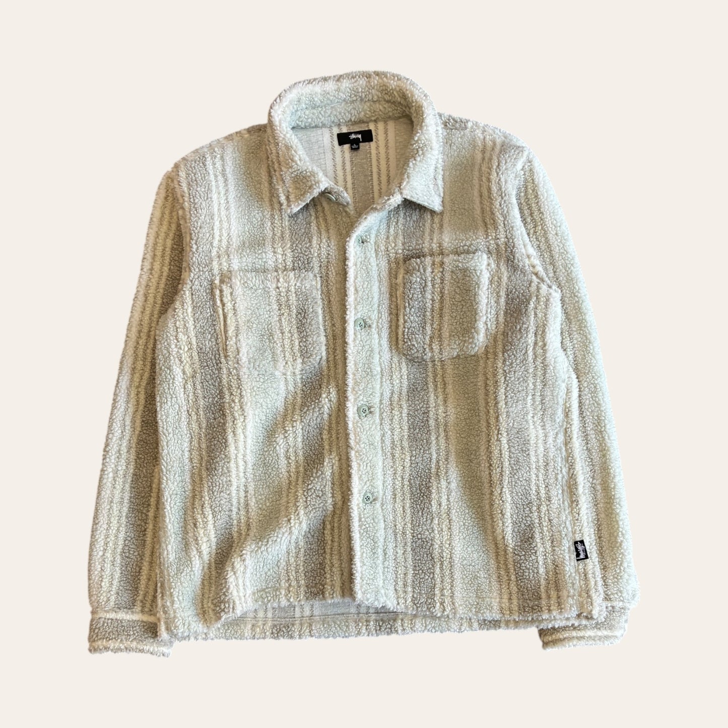 Stussy Fleece Overshirt Size L