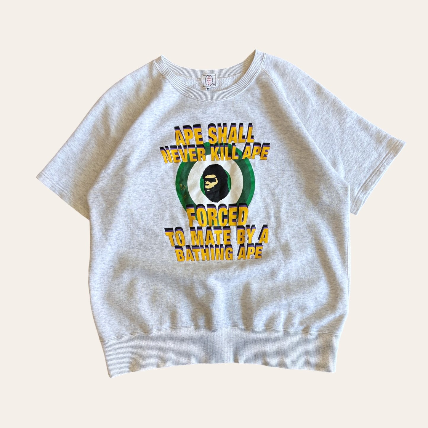 90s Bape Short Sleeve Sweater Size M