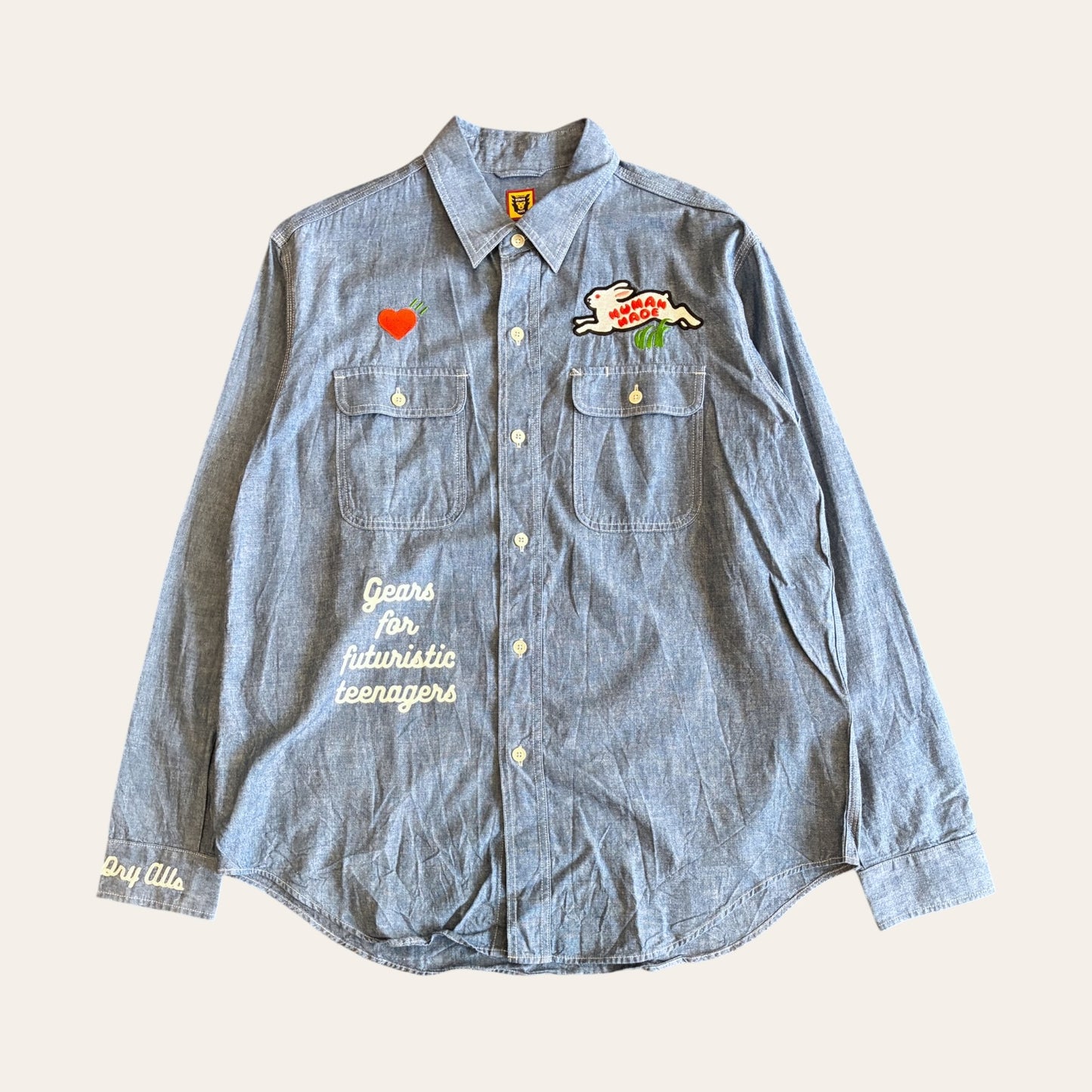Human Made Embroidered Buttonup Size L