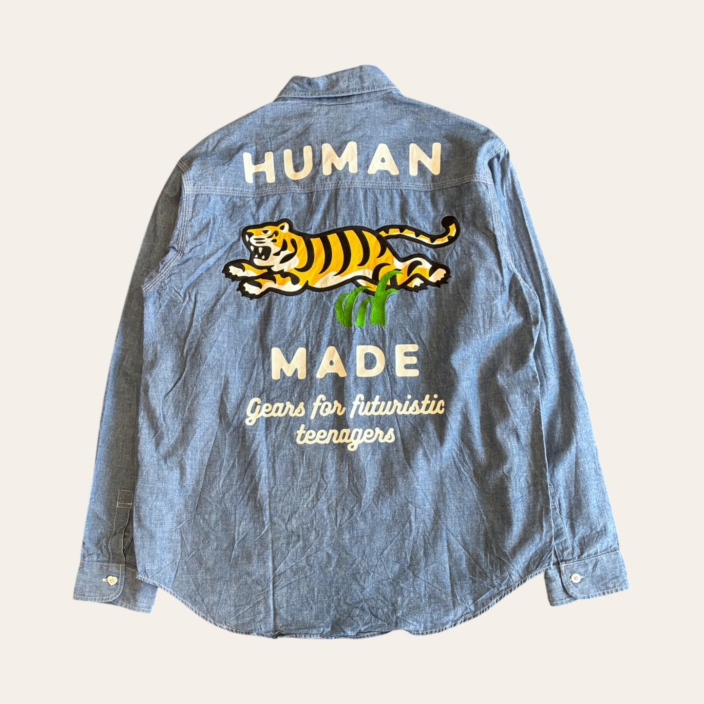 Human Made Embroidered Buttonup Size L