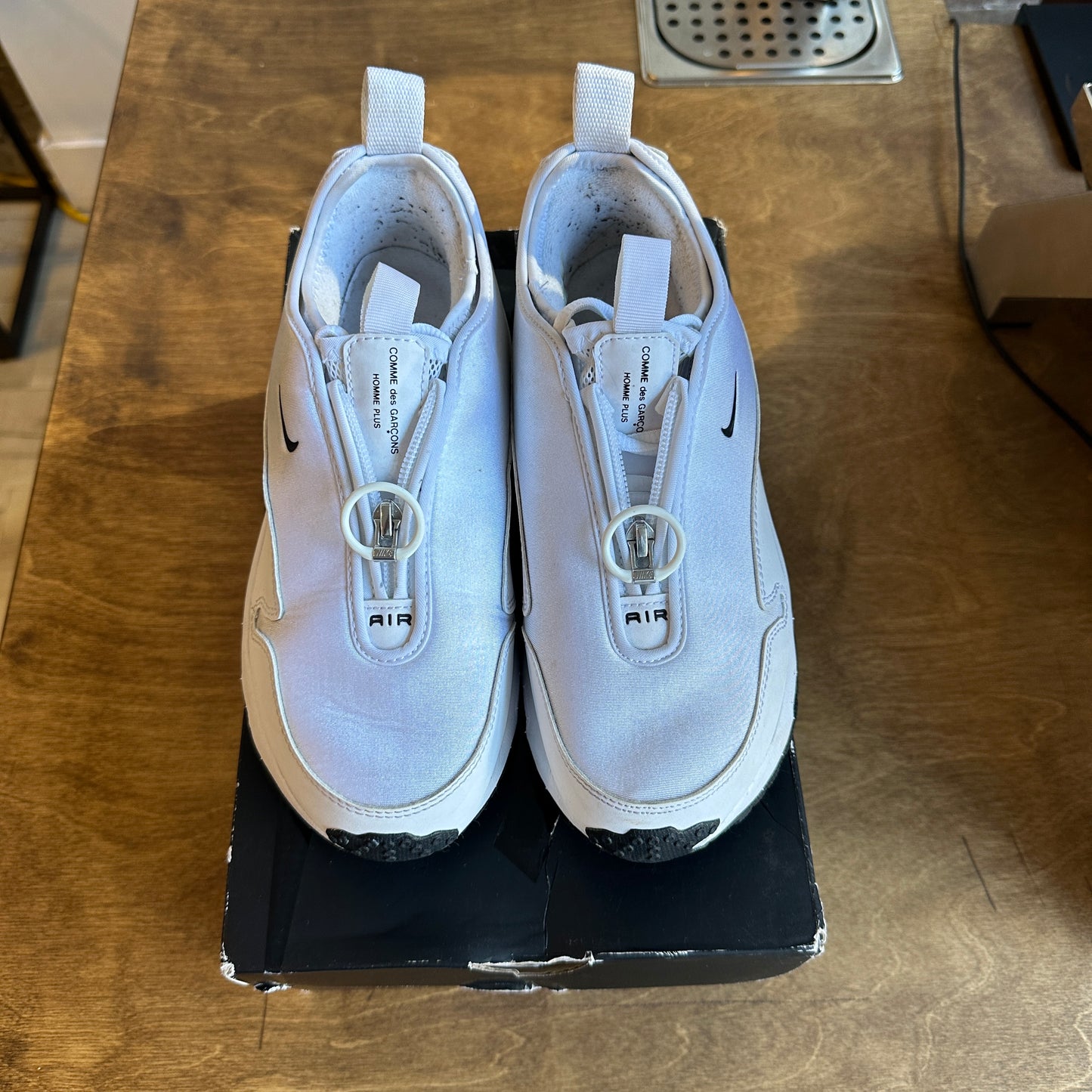 CDG x Nike Sunder "White" Size 6