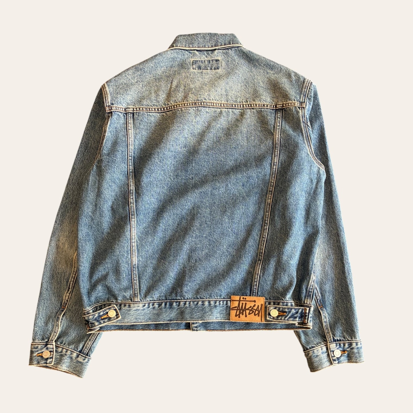 Brand New Stussy Trucker Denim Vtg Size L