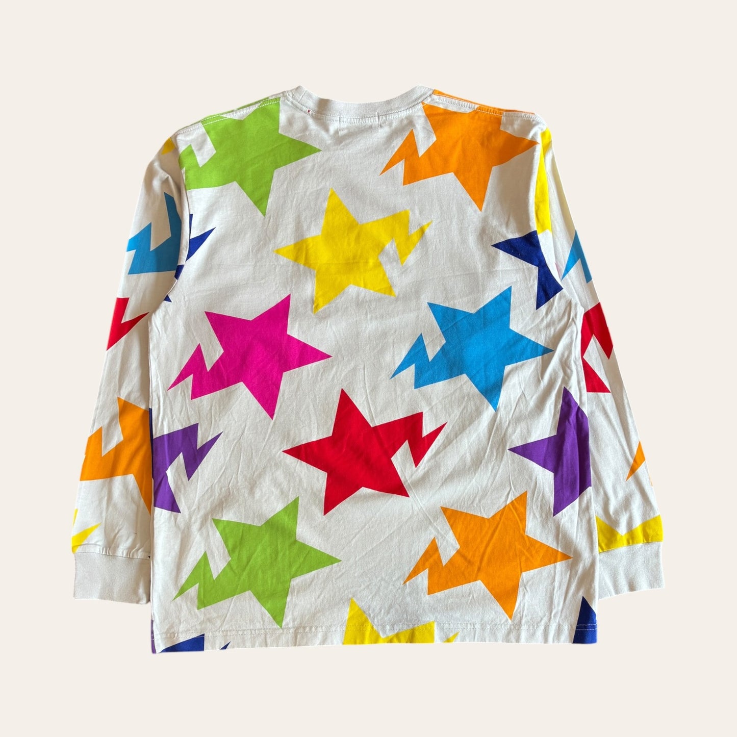Bape Bapesta Long Sleeve Tee White Size L