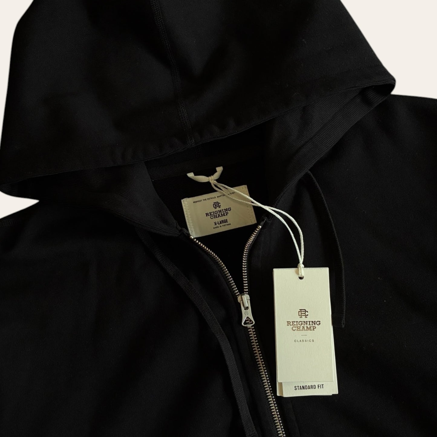 Brand New Reigning Champ Zip Up Size XL