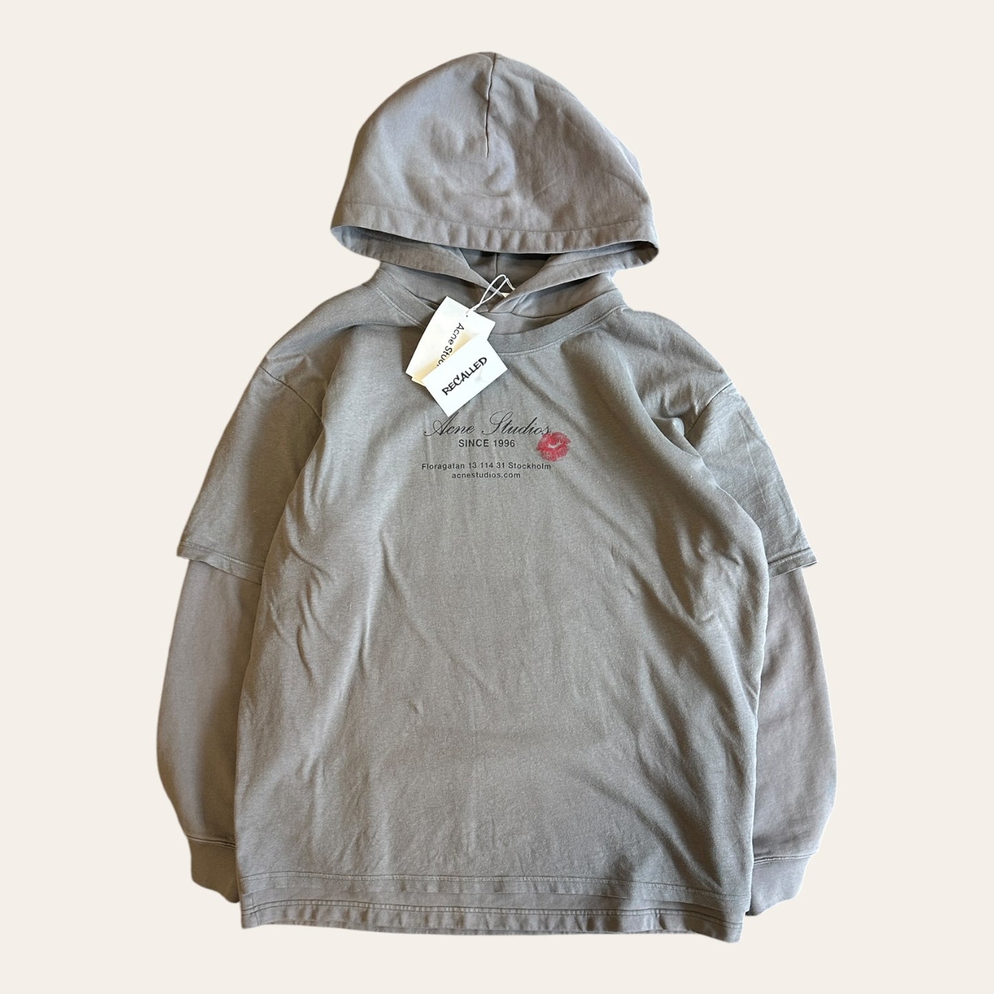 Acne Studios Business Card Hoodie Size L