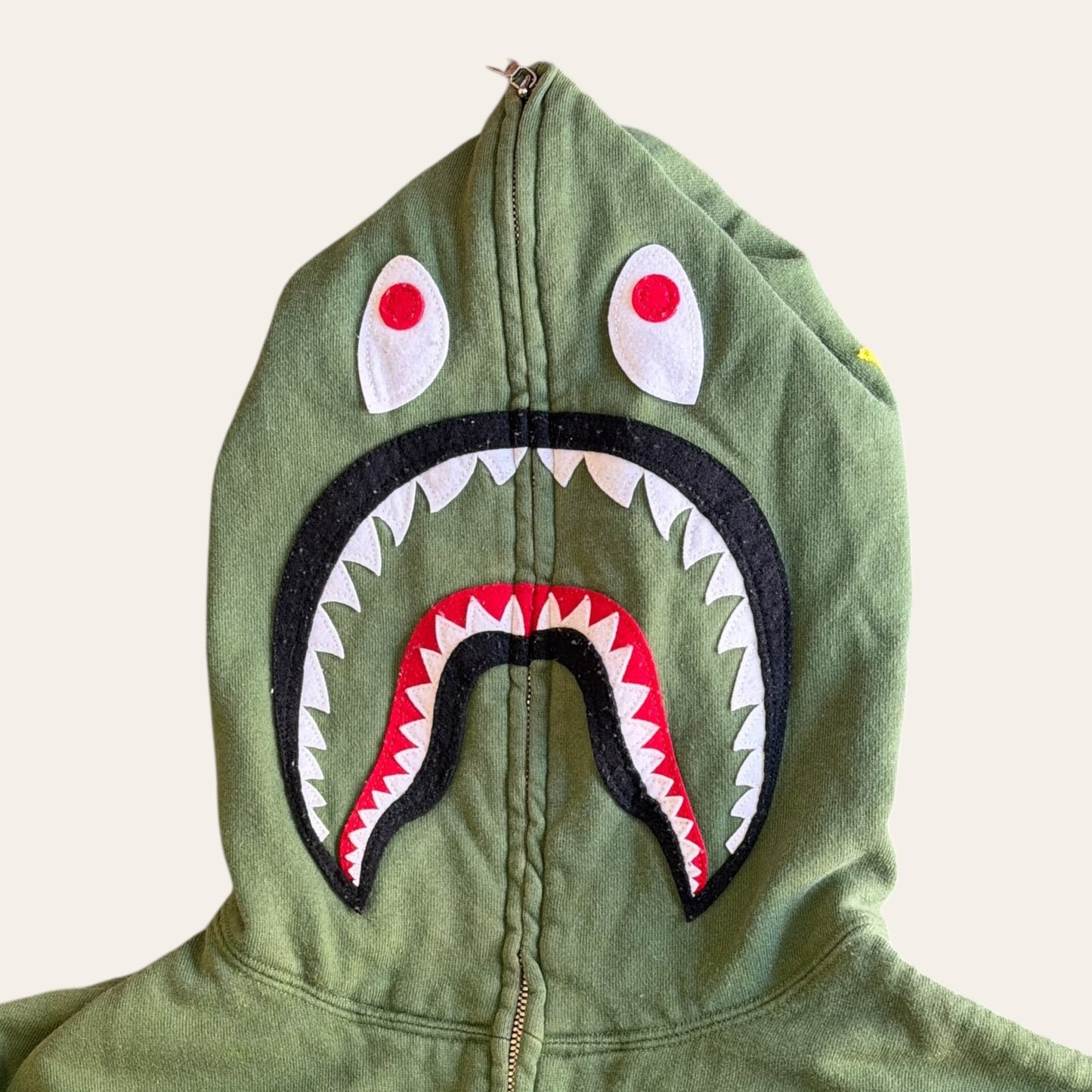 Bape Thermal Zip Up Hoodie Size M