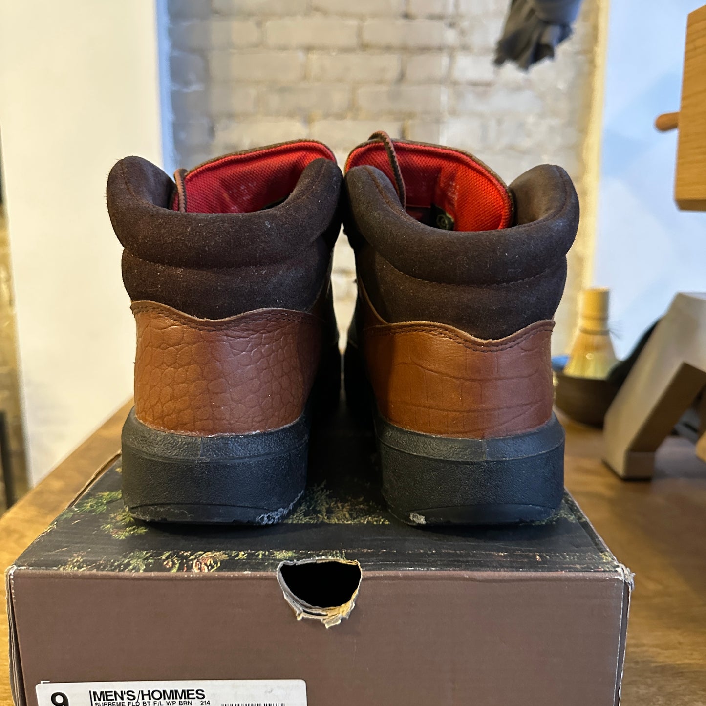 Supreme x Timberland Field Boot Size 9