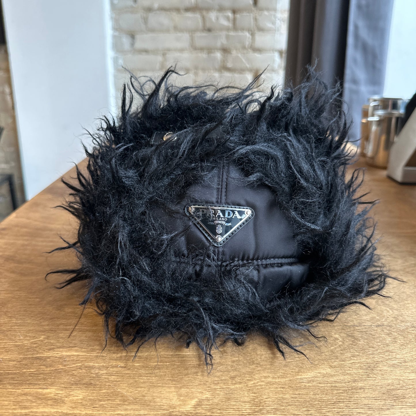 Prada Mohair Trapper Hat