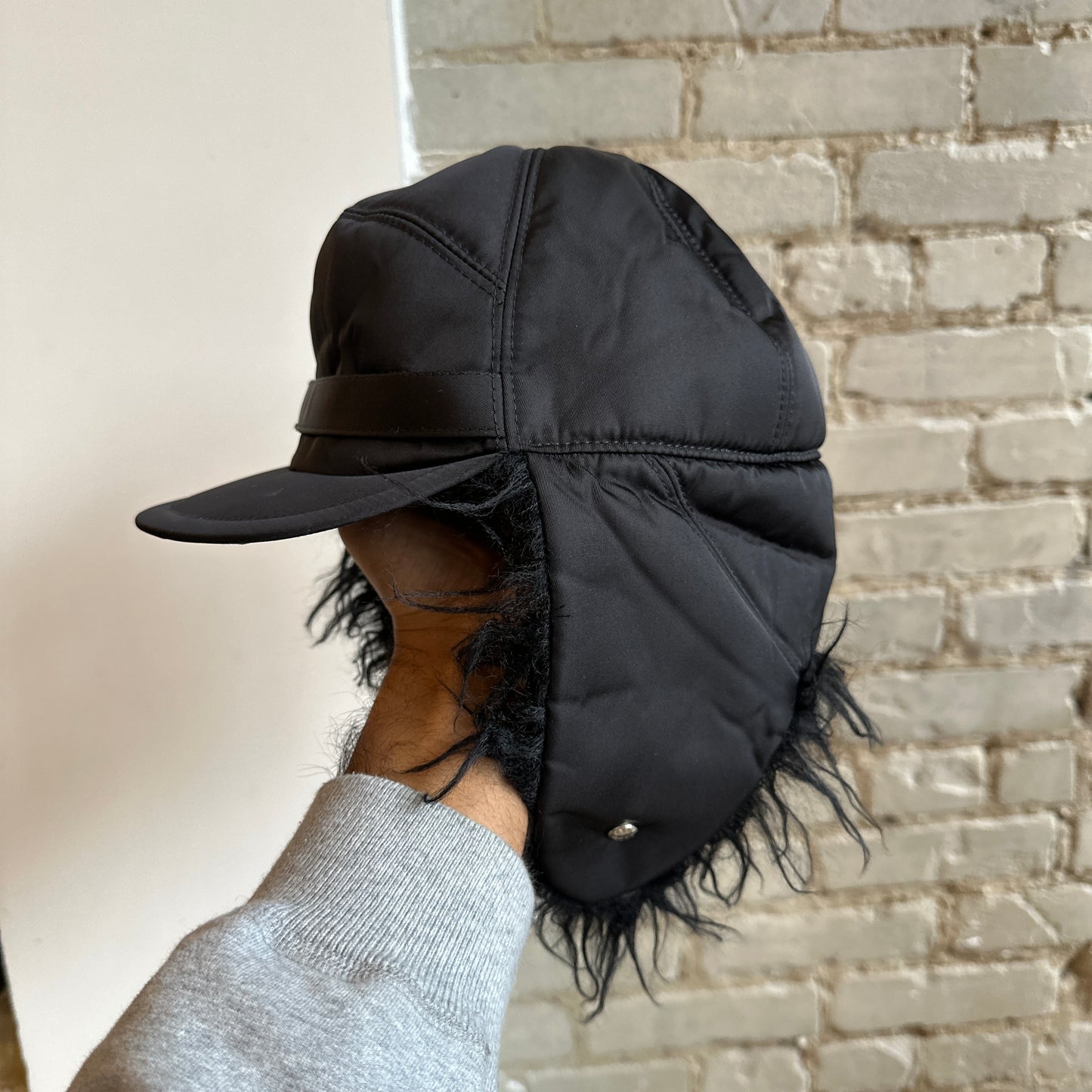Prada Mohair Trapper Hat