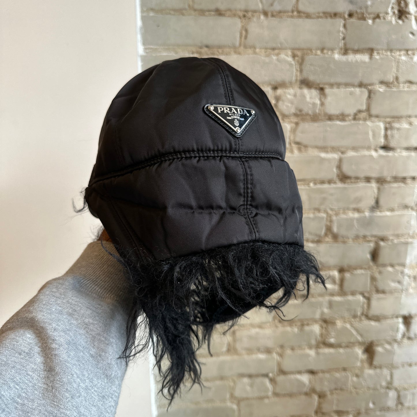Prada Mohair Trapper Hat