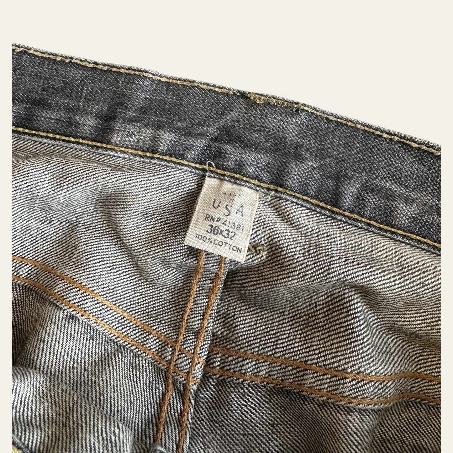 RRL Straight Fit Jeans Size 36x32