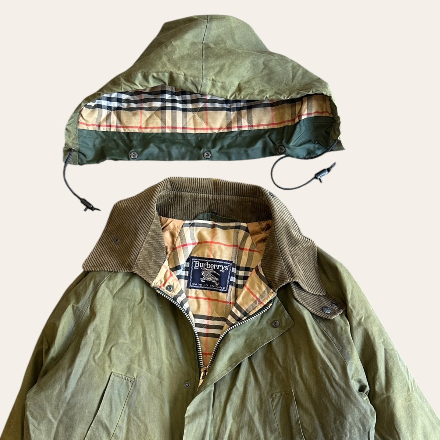 Burberry Waxed Jacket Size L