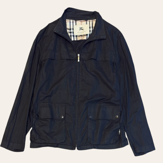 Burberry Zip Up Shirt Black Size M