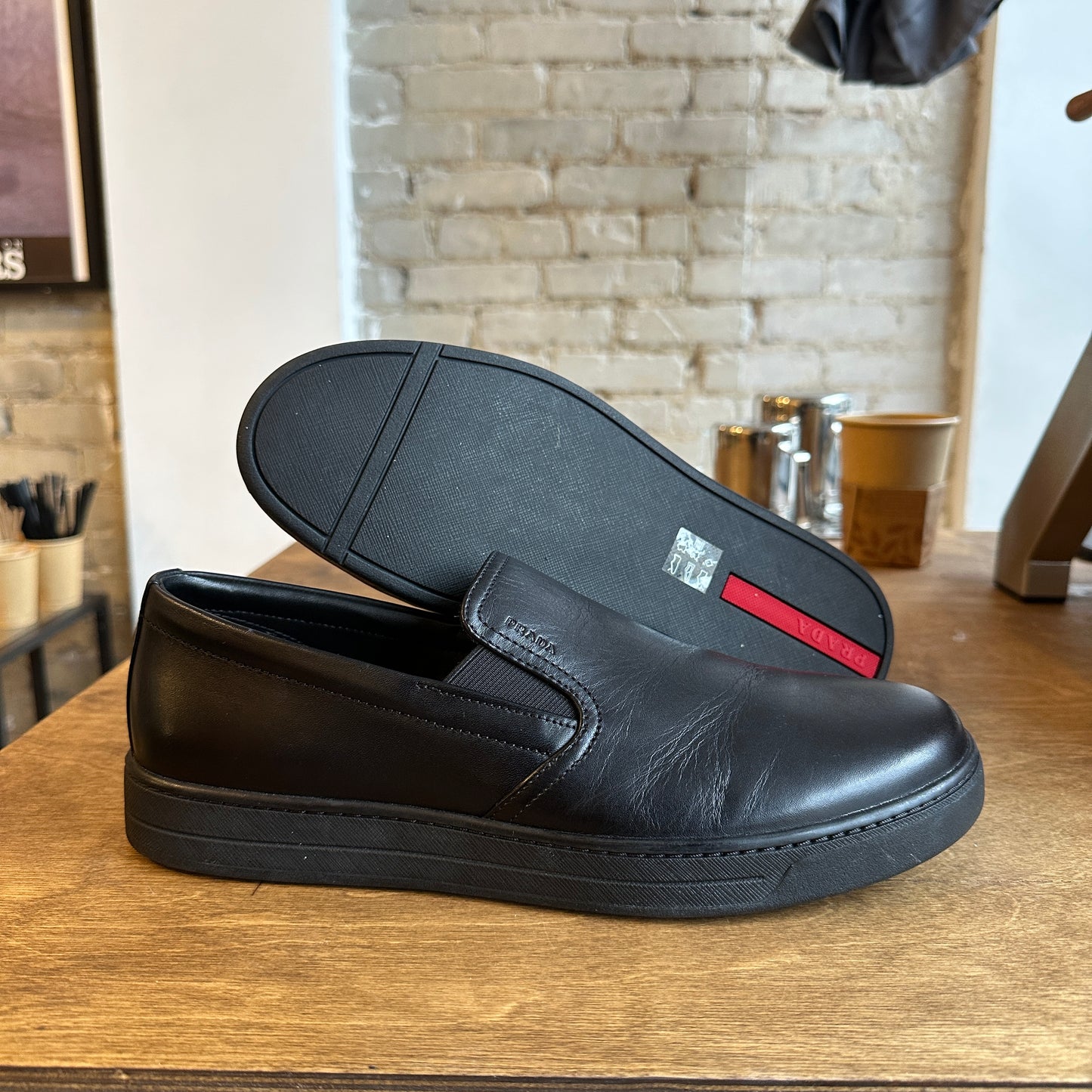 Prada Slip On Sneakers Size 9