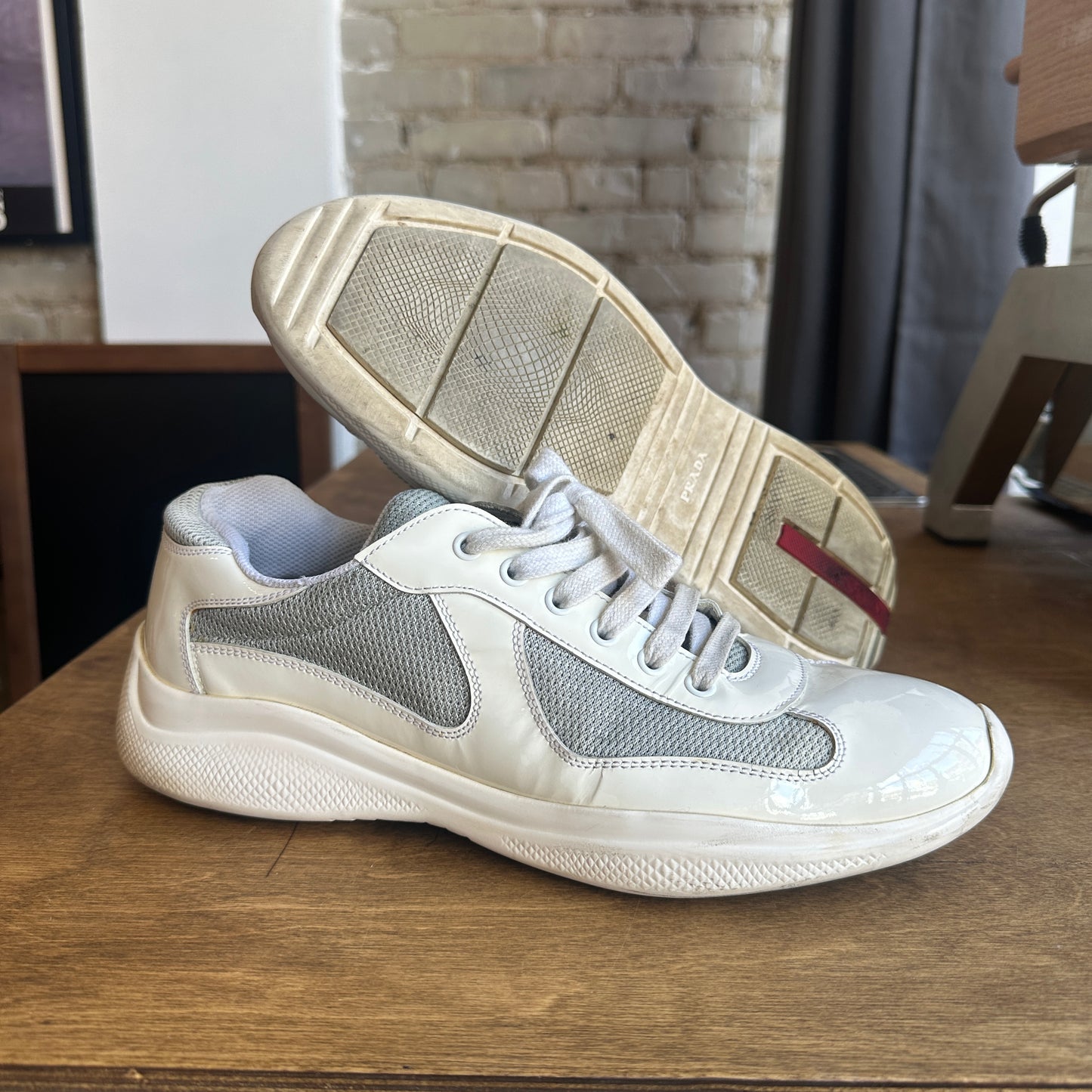 Prada America Cup White Size 9.5