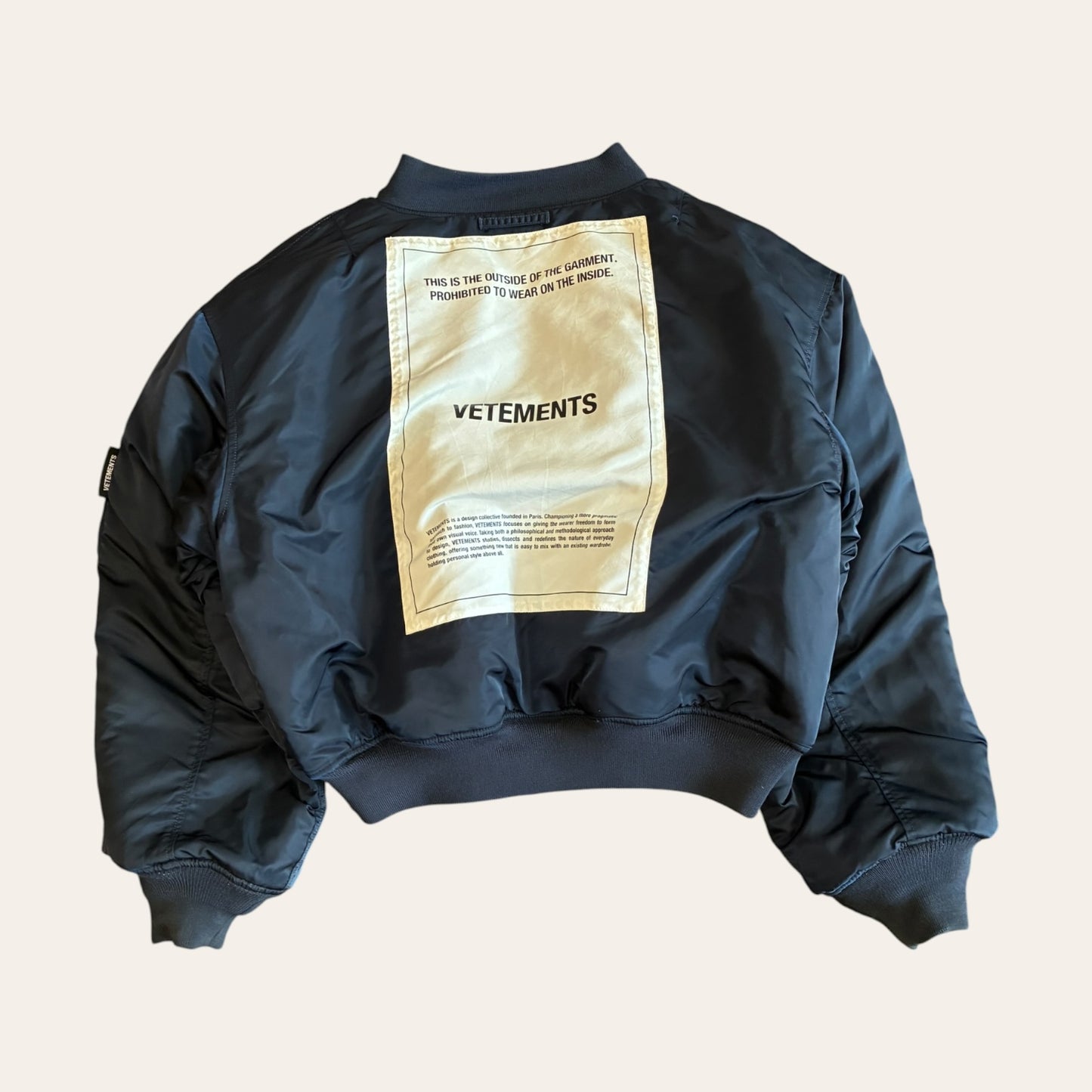 Vetements x Alpha Industries Reversible Bomber Jacket Size L