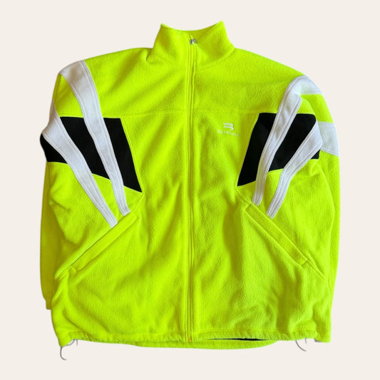 Balenciaga Fleece Jacket Neon Size S
