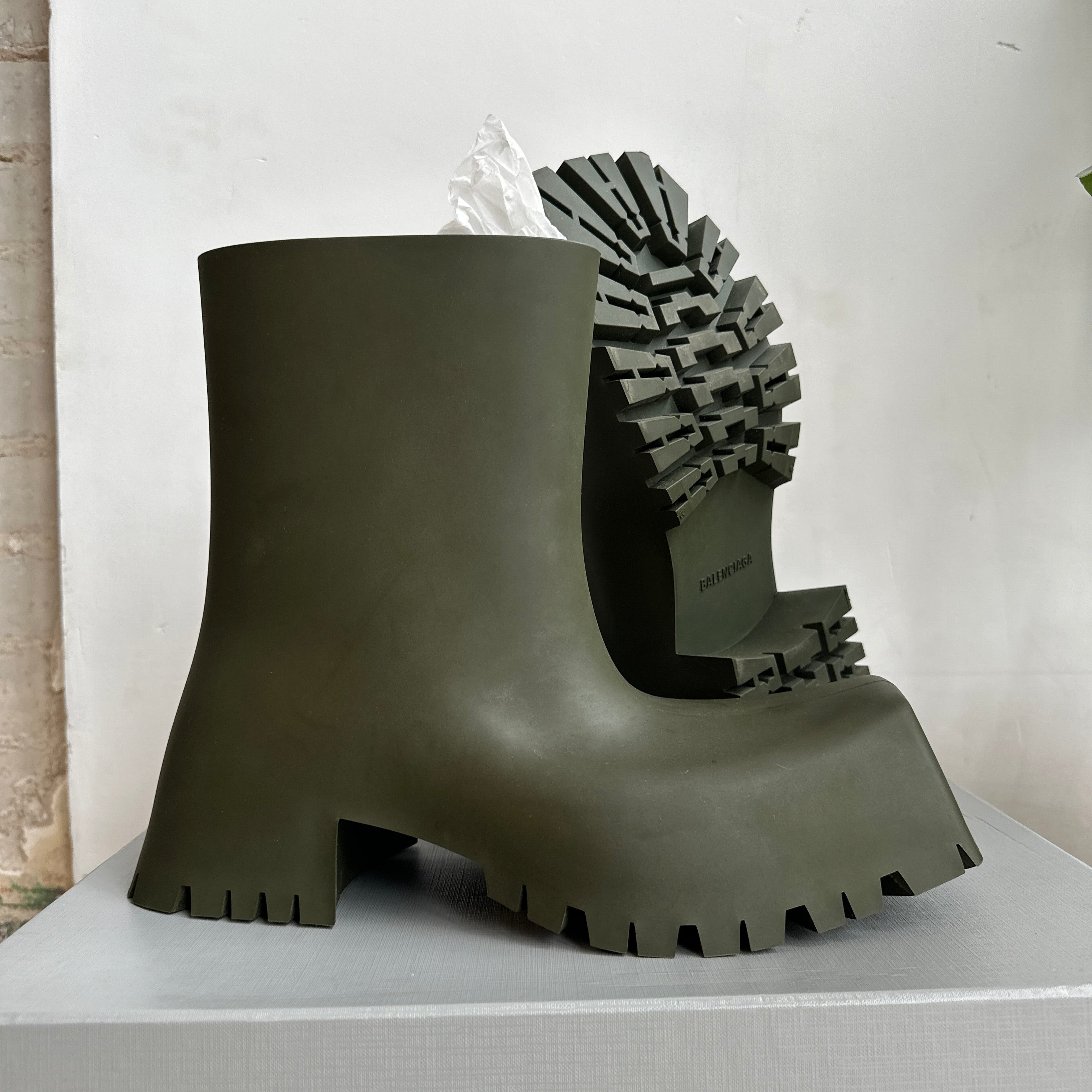 靴 BALENCIAGA TROOPER 42 Balenciaga - Rubber Trooper Boots - Size 42 - Brand New