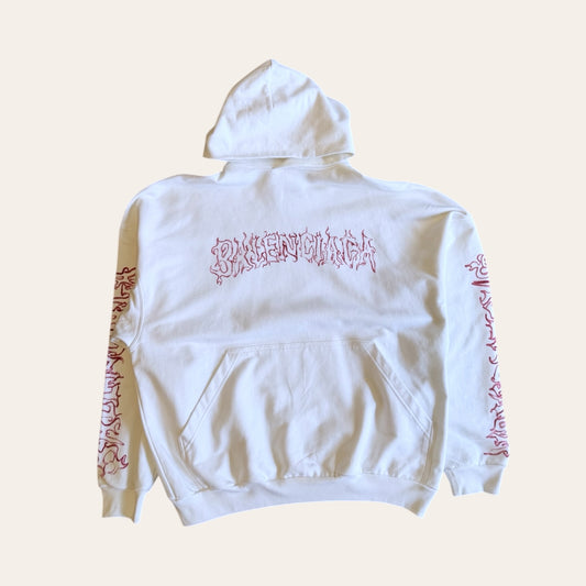 Balenciaga DIY Metal Hoodie White Size 2