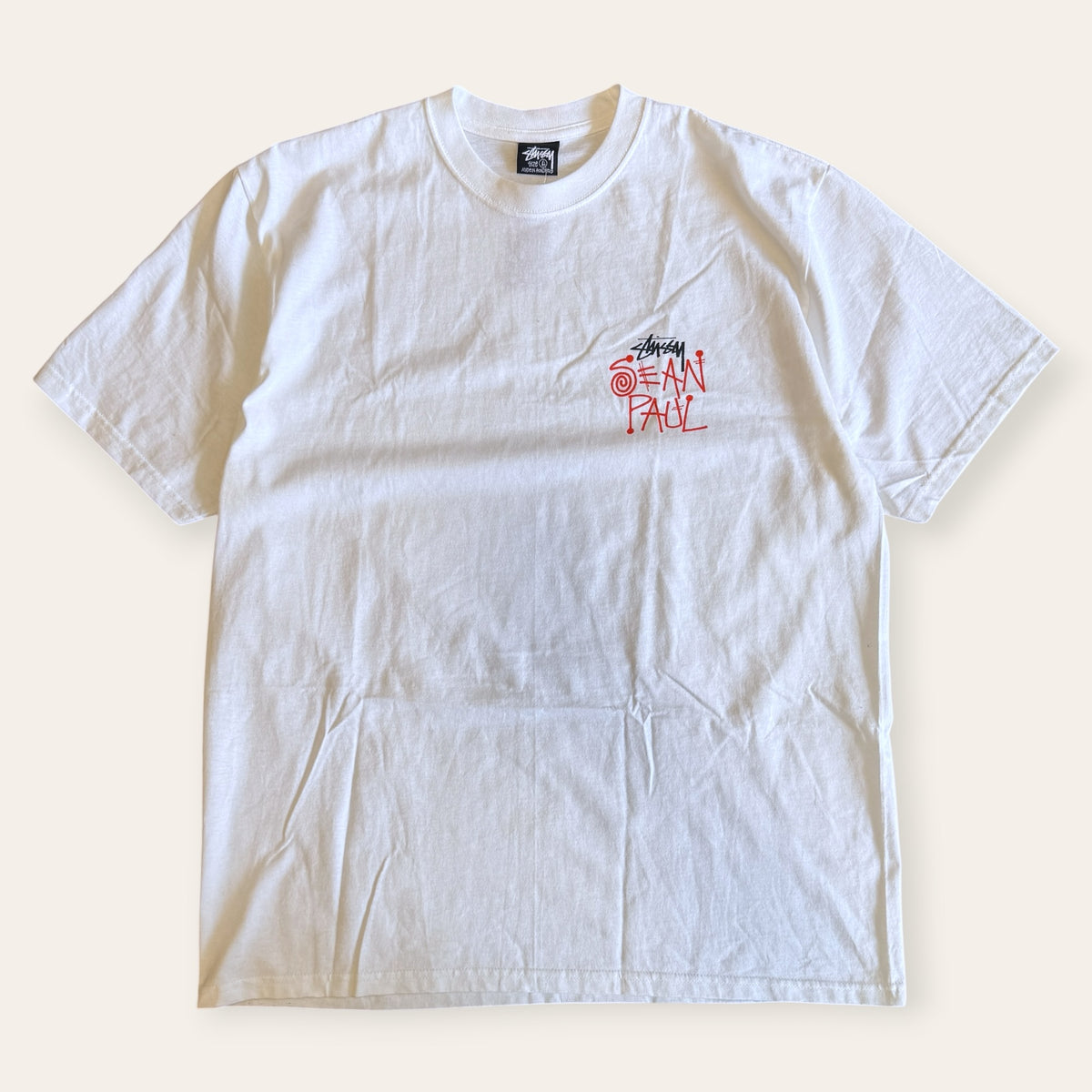 Brand New Stussy x Sean Paul Tee White Size L