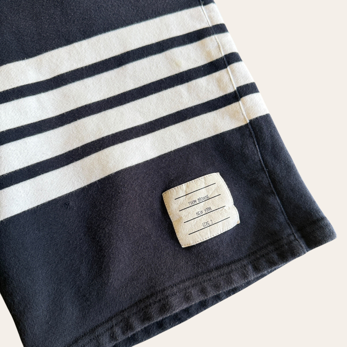 Thom Browne New York Sweat Shorts Navy Size L