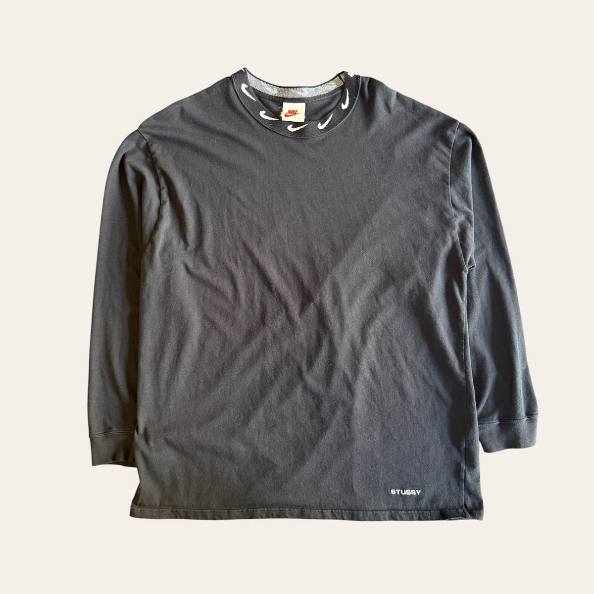Stussy x Nike Longsleeve Black Size M