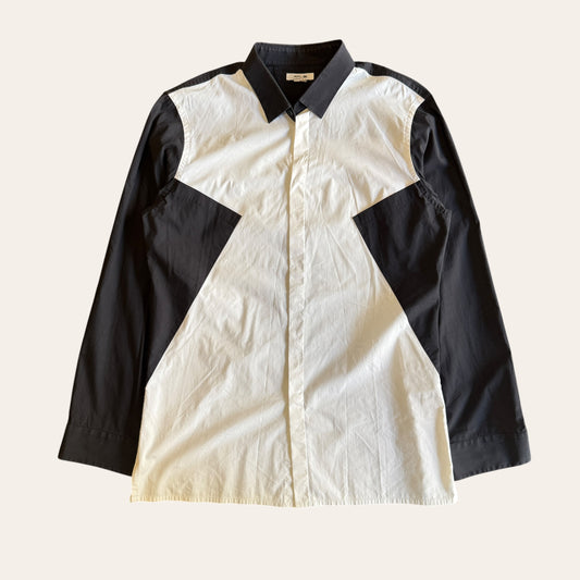 Helmut Lang Button Up Shirt Black/White Size M
