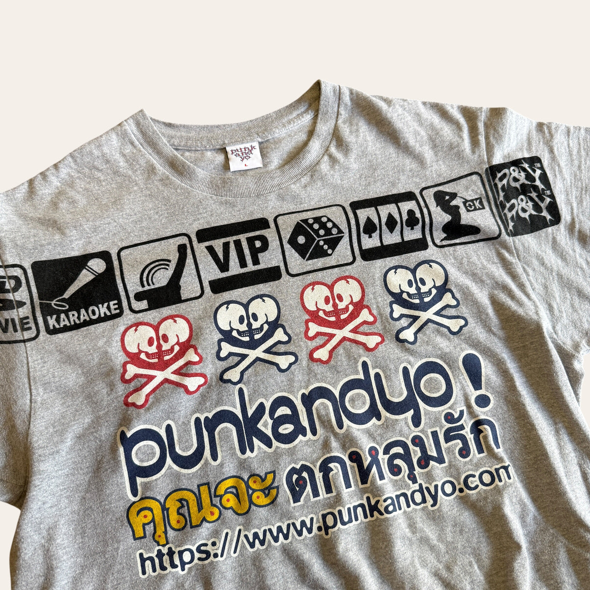 Punkandyo Gambling Tee Size L
