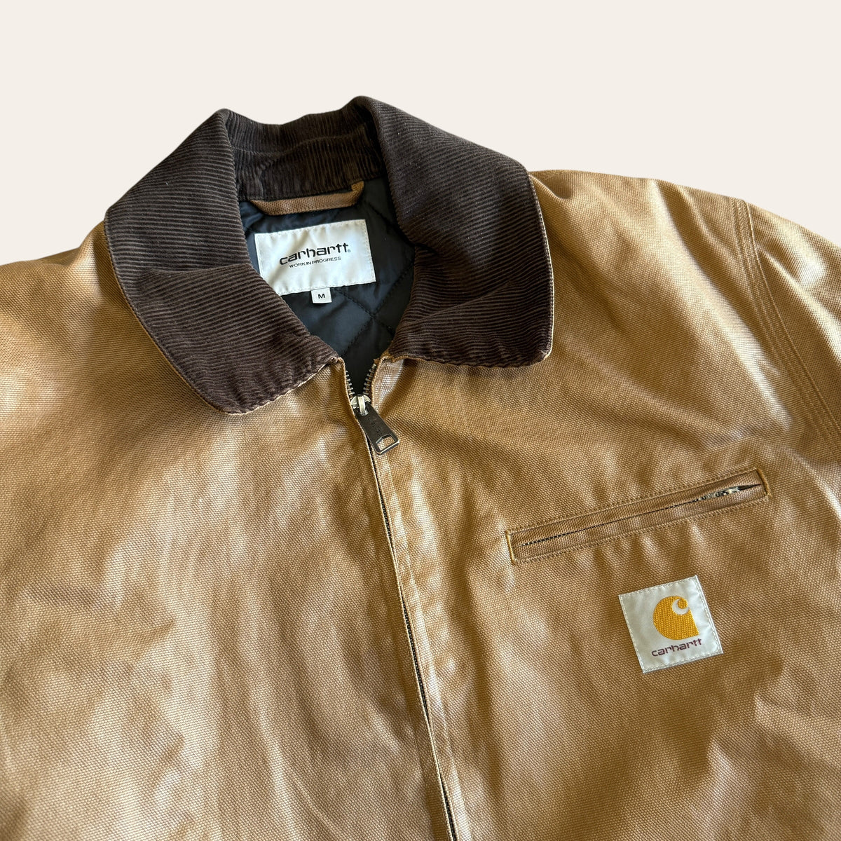 Carhartt WIP Dean Waxed Canvas Jacket Size M
