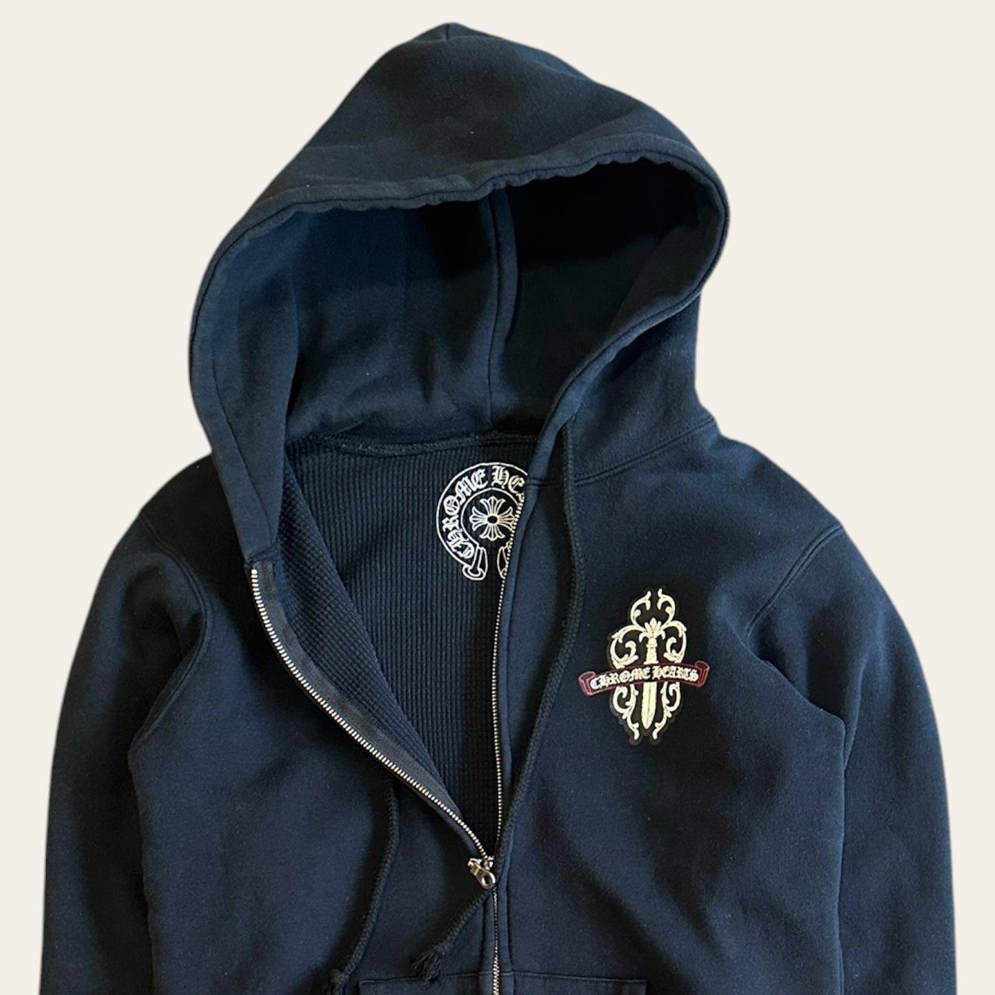 Chrome Hearts Thermal Dagger Zip Hoodie Size S