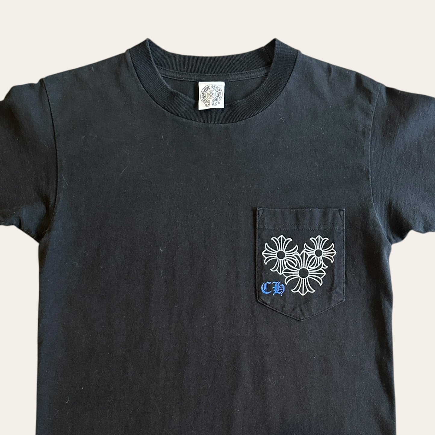 Vintage Chrome Hearts Cross Spiral Tee Size M