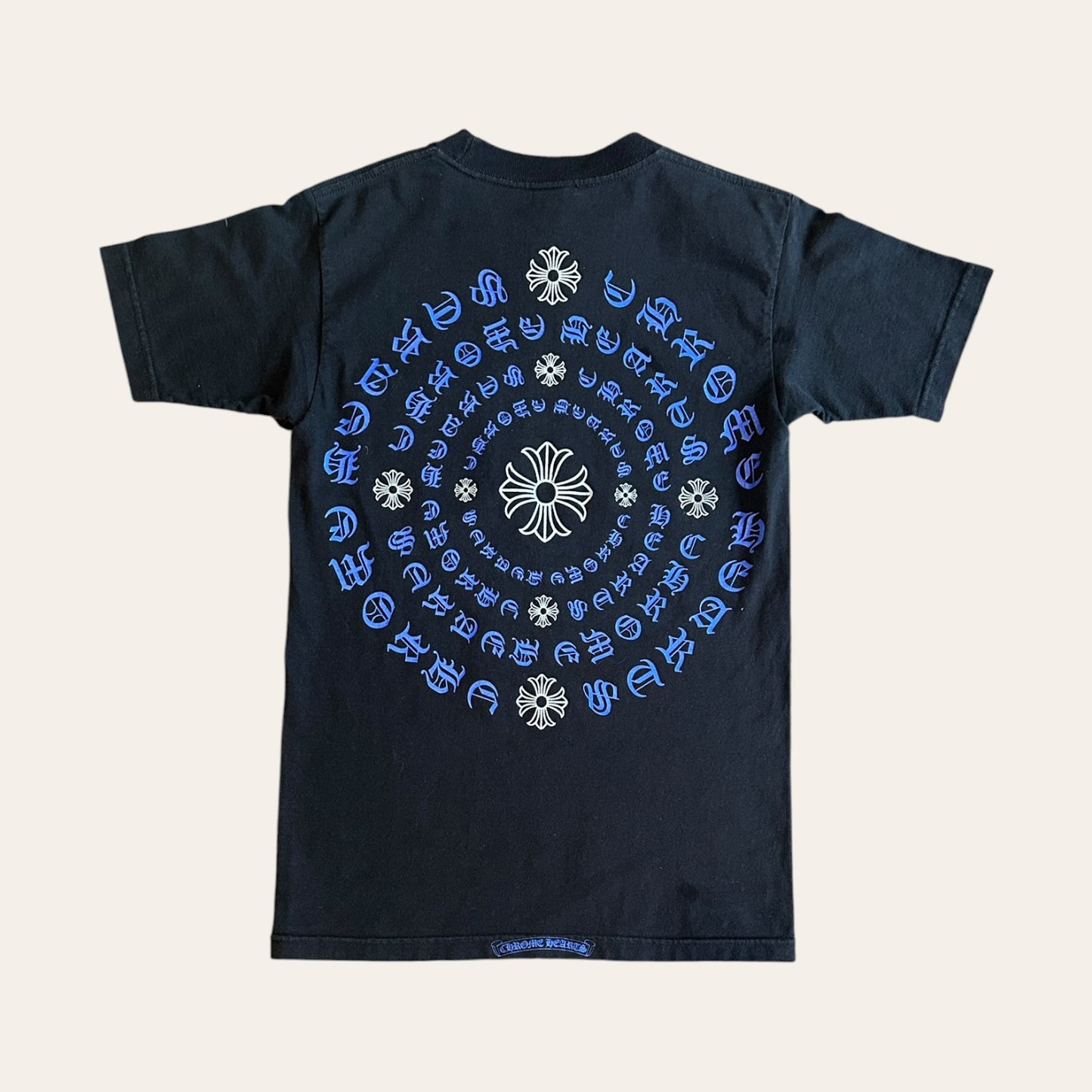 Vintage Chrome Hearts Cross Spiral Tee Size M