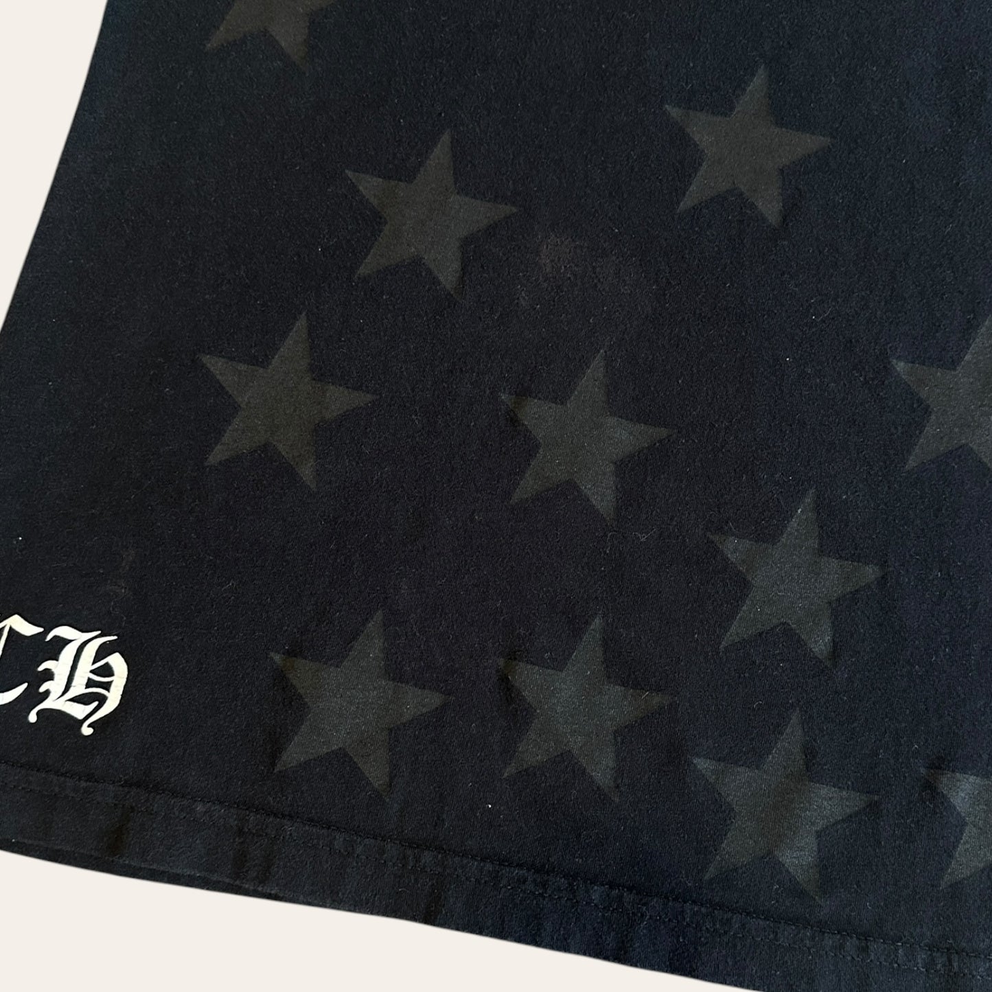 Chrome Hearts Horseshoe Scroll Stars Tee Size M
