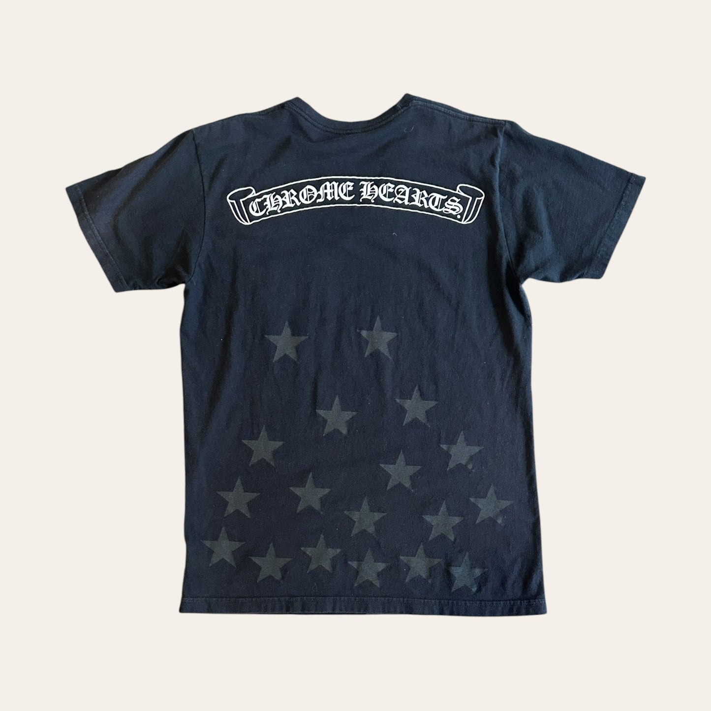 Chrome Hearts Horseshoe Scroll Stars Tee Size M