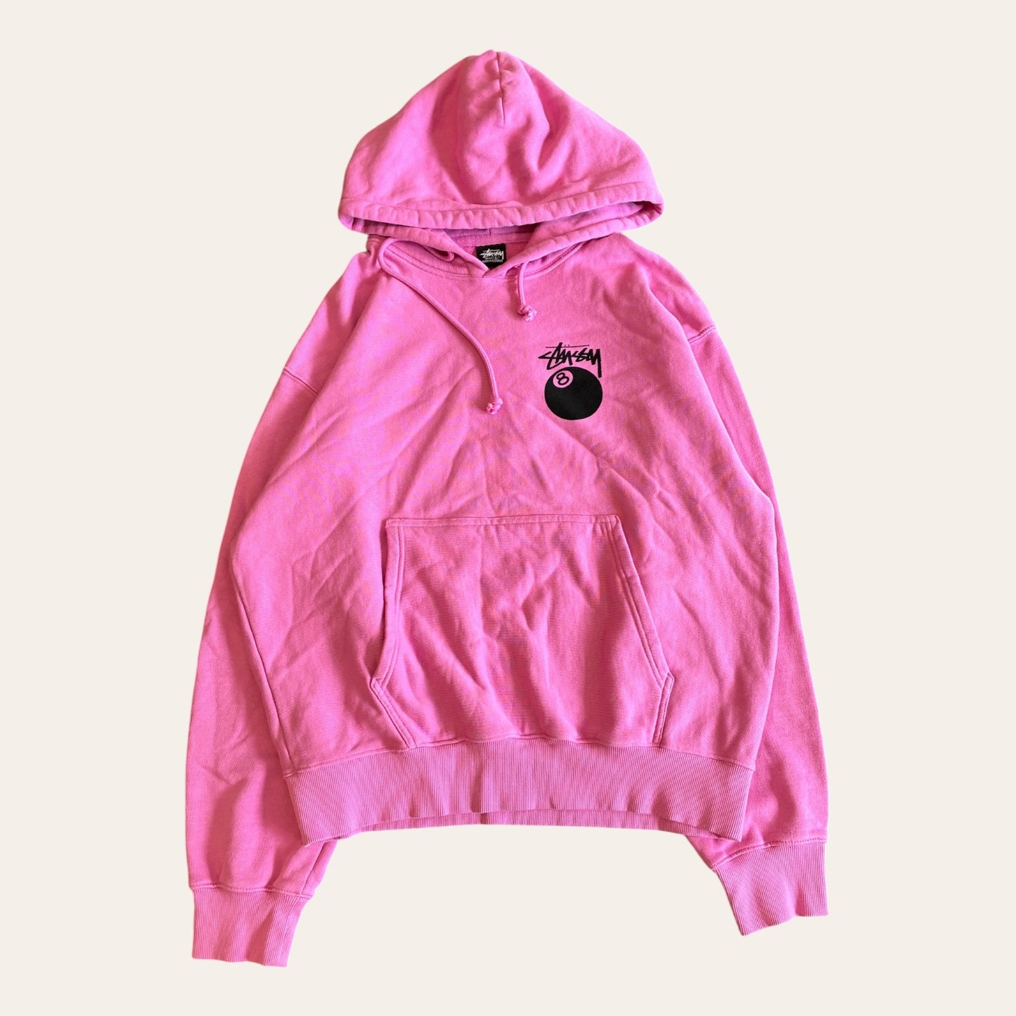 Brand New Stussy Dyed Hoodie Pink Size L